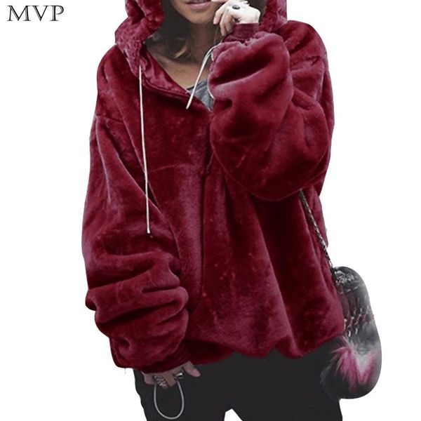 women fashion casual solid hooded long sleeve regular winter fleece pullover sweatshirt, Black
women fashion casual solid hooded long sleeve regular winter fleece pullover sweatshirt, Black