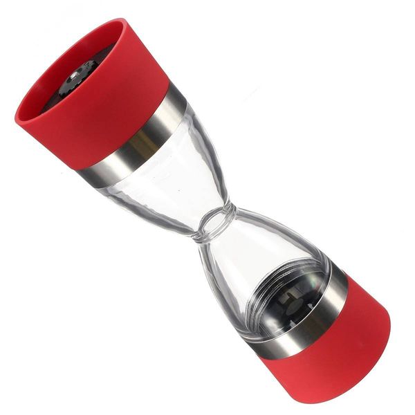 dual grind pepper salt spice seasonings precision grinder mill coarse to fine grain red
dual grind pepper salt spice seasonings precision grinder mill coarse to fine grain red