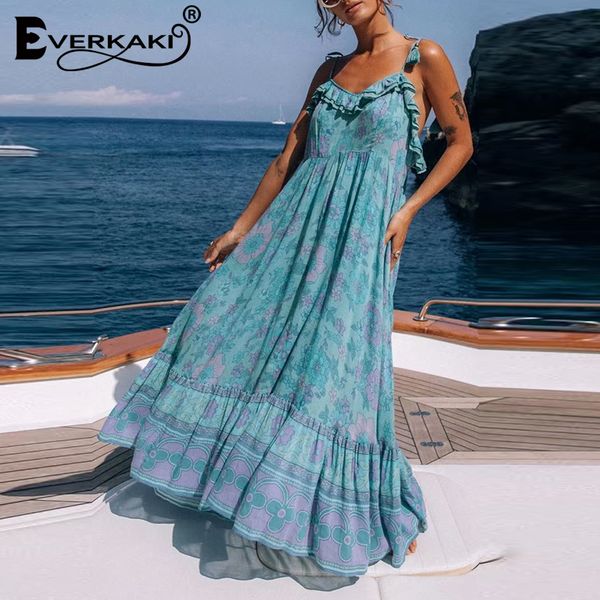 everkaki dress long women boho gypsy print ruffles summer vestidos ladies vintage maxi slip dresses chic female 2020 spring new, Black;gray
everkaki dress long women boho gypsy print ruffles summer vestidos ladies vintage maxi slip dresses chic female 2020 spring new, Black;gray