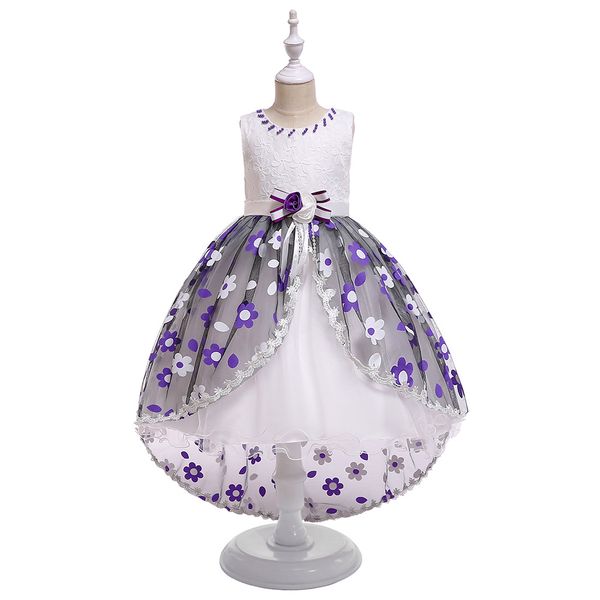 pink blue purple princess bomb embroidered flower long trailing dress for girl host costume 5 years 6 years, Red;yellow
pink blue purple princess bomb embroidered flower long trailing dress for girl host costume 5 years 6 years, Red;yellow