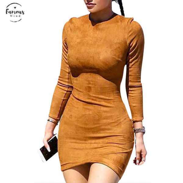 2020 long sleeve slim party dress club brown vestido winter dresses kylie jenner skin tight faux suede bodycon dress, Black;gray
2020 long sleeve slim party dress club brown vestido winter dresses kylie jenner skin tight faux suede bodycon dress, Black;gray