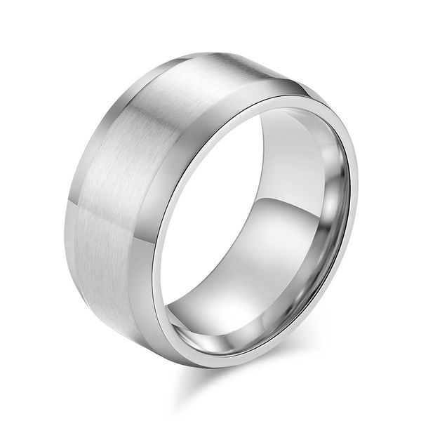 simple men's ring stainless steel brushed 10mm width males rings finger rose gold silver black color for wedding jewelry, Slivery;golden
simple men's ring stainless steel brushed 10mm width males rings finger rose gold silver black color for wedding jewelry, Slivery;golden