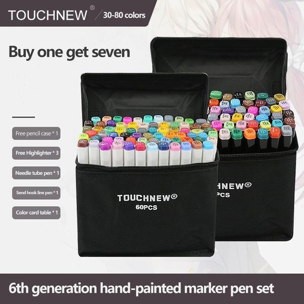 touchnew 30 40 60 80 color markers manga drawing markers pen alcohol based sketch felt-tip oily twin brush pen art supplies
touchnew 30 40 60 80 color markers manga drawing markers pen alcohol based sketch felt-tip oily twin brush pen art supplies