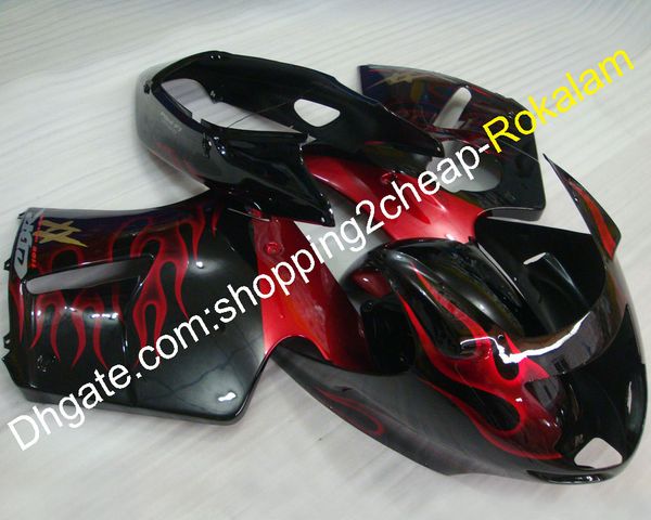 cowling kit for honda cbr1100xx blackbird 1996 ~ 2007 cbr 1100 xx red flame black body work complete fairing set (injection molding)
cowling kit for honda cbr1100xx blackbird 1996 ~ 2007 cbr 1100 xx red flame black body work complete fairing set (injection molding)