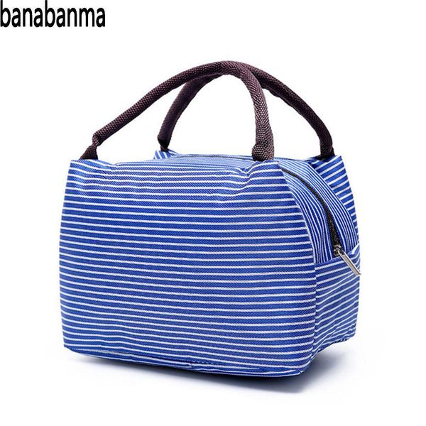 banabanma compact reusable insulated lunch bag simple stripe lunch tote handbag for adults kids students zk30, Blue;pink
banabanma compact reusable insulated lunch bag simple stripe lunch tote handbag for adults kids students zk30, Blue;pink