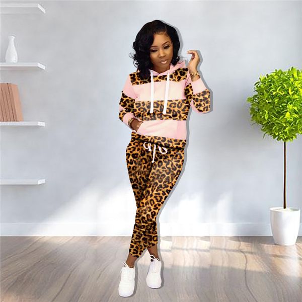 leopard stripe panelled womens designer tracksuits fashion print long sleeve hooded long pants womens 2pcs sets casual females clothing, Gray
leopard stripe panelled womens designer tracksuits fashion print long sleeve hooded long pants womens 2pcs sets casual females clothing, Gray