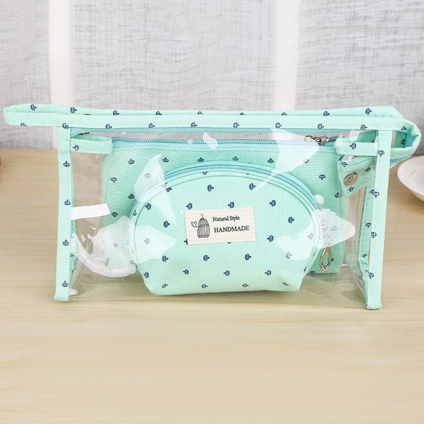 3pcs/set fashion brand cosmetic bags waterproof neceser portable make up bag women pvc pouch travel toiletry bag blosa
3pcs/set fashion brand cosmetic bags waterproof neceser portable make up bag women pvc pouch travel toiletry bag blosa