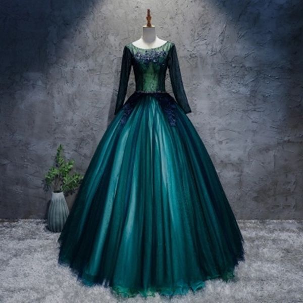 2018 new fashion long sleeve appliques crystal ball gown quinceanera dresses lace-up sweet 16 dresses debutante 15 year party dress bq76, Blue;red
2018 new fashion long sleeve appliques crystal ball gown quinceanera dresses lace-up sweet 16 dresses debutante 15 year party dress bq76, Blue;red