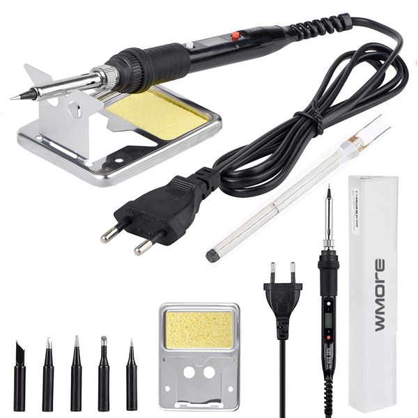 wmore soldering iron lcd 80w 110v 220v temperature adjustable welding solder repair tool soldering tips ceramic heating
wmore soldering iron lcd 80w 110v 220v temperature adjustable welding solder repair tool soldering tips ceramic heating