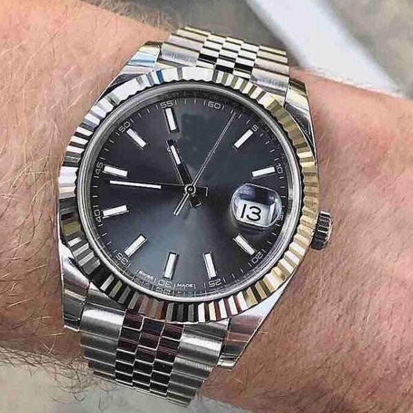 29 colors date just watch men automatic mechanical self-wind no battery sweeping movement stainless steel clock date model watches 21, Slivery;brown
29 colors date just watch men automatic mechanical self-wind no battery sweeping movement stainless steel clock date model watches 21, Slivery;brown