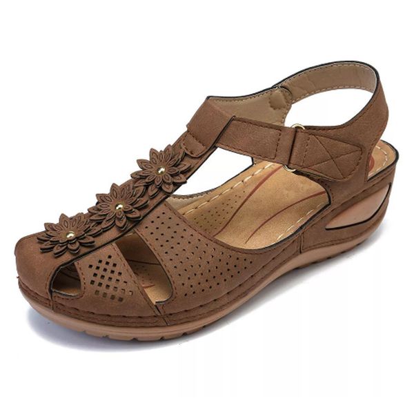 summer women's large non slip lightweight round head roman velcro super comfortable slope heel comfortable baotou sandal y200424, Black
summer women's large non slip lightweight round head roman velcro super comfortable slope heel comfortable baotou sandal y200424, Black