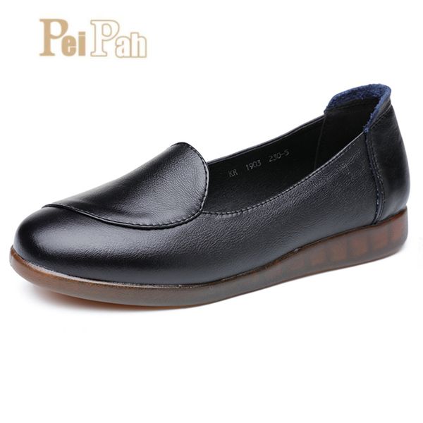 peipah retro handmade women flats shoes genuine leather solid slip on female loafers casual shoe shallow shoes mocassin femme, Black
peipah retro handmade women flats shoes genuine leather solid slip on female loafers casual shoe shallow shoes mocassin femme, Black