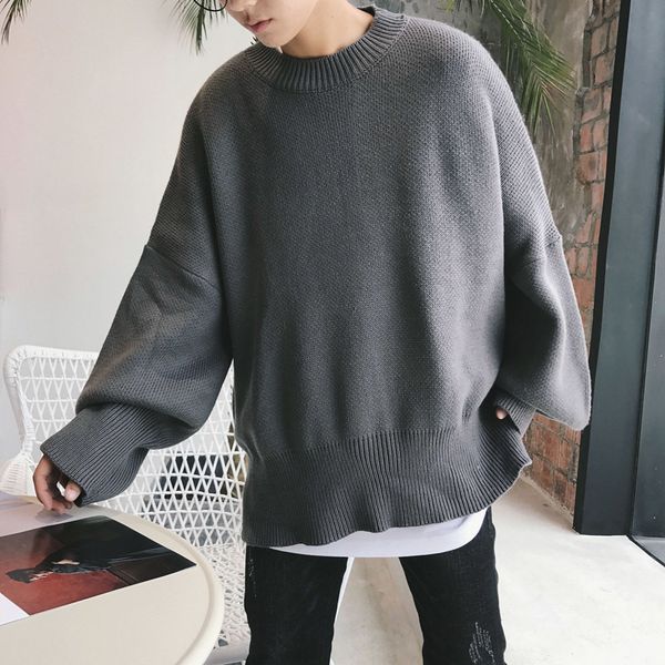 2019 spring and autumn new youth popular pullover cotton fashion casual loose solid color sweater black gray / red -2xl, White;black
2019 spring and autumn new youth popular pullover cotton fashion casual loose solid color sweater black gray / red -2xl, White;black