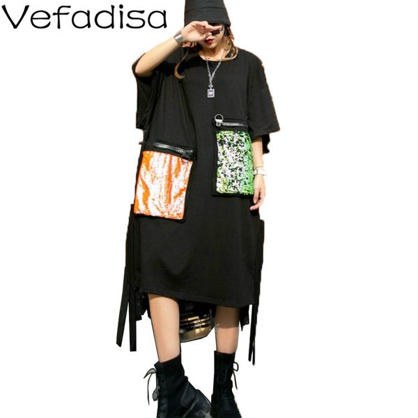 vefadisa back hollow out lace dress large pocket women dress casual 2020 summer sequin short sleeve loose black qyf2321, Black;gray
vefadisa back hollow out lace dress large pocket women dress casual 2020 summer sequin short sleeve loose black qyf2321, Black;gray