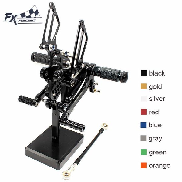 for ninja zx6r zx636 zx 6r 2009 - 2015 cnc aluminum motorcycle foot pegs rest footpegs pedals rearset footrest
for ninja zx6r zx636 zx 6r 2009 - 2015 cnc aluminum motorcycle foot pegs rest footpegs pedals rearset footrest