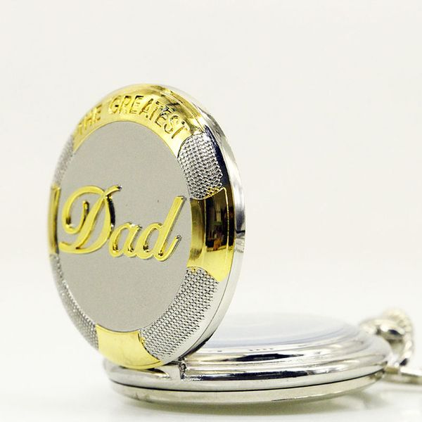 antique dad pocket watch pendant bronze necklace with chain mens father's day gift for dad wp4003, Slivery;golden
antique dad pocket watch pendant bronze necklace with chain mens father's day gift for dad wp4003, Slivery;golden
