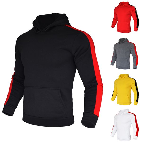 mens hoodie sweatshirt new arrival italy style hit color men clothing street hoodies long sleeve sport sweatshirts, Black
mens hoodie sweatshirt new arrival italy style hit color men clothing street hoodies long sleeve sport sweatshirts, Black