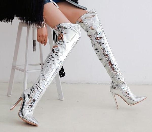 carpaton 2019 high heel boots pointed toe 12 cm thin heels over the knee boots night club wearing thigh high, Black
carpaton 2019 high heel boots pointed toe 12 cm thin heels over the knee boots night club wearing thigh high, Black