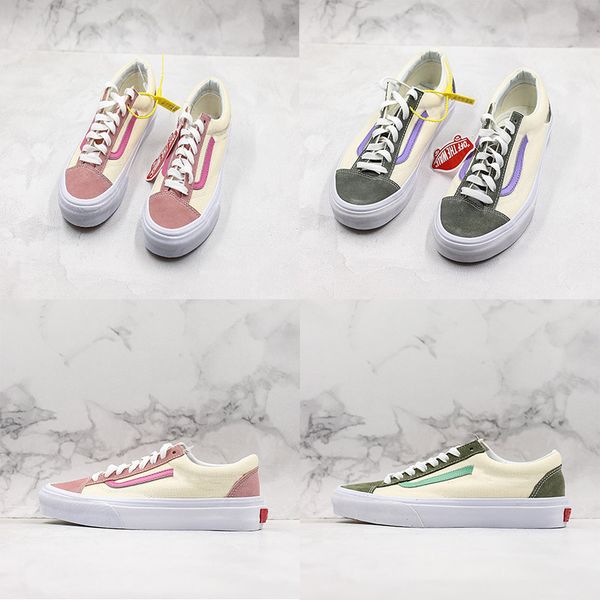2019 vanes style 36 low skate shoes macaron tricolor couple pink purple green sk8-low fashion slip-on designer casual sneakers men women
2019 vanes style 36 low skate shoes macaron tricolor couple pink purple green sk8-low fashion slip-on designer casual sneakers men women