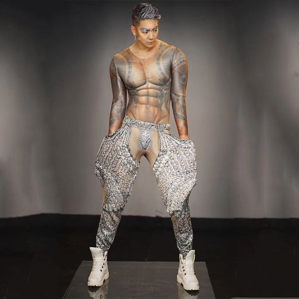 2019 nightclub men spandex elastic muscle jumpsuit + pant gogo dancer costume rave clothes party bar stage costumes dj costumes, Black;red
2019 nightclub men spandex elastic muscle jumpsuit + pant gogo dancer costume rave clothes party bar stage costumes dj costumes, Black;red