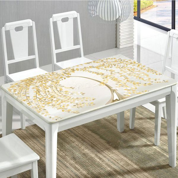 net red ins odorless pvc table soft glass tablecloth waterproof oil-proof anti-scalding thick rectangular household tea table mat
net red ins odorless pvc table soft glass tablecloth waterproof oil-proof anti-scalding thick rectangular household tea table mat