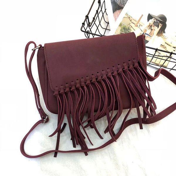 2019 new handbag influx of european and american fashion wild scrub fringed bag casual shoulder messenger bags
2019 new handbag influx of european and american fashion wild scrub fringed bag casual shoulder messenger bags
