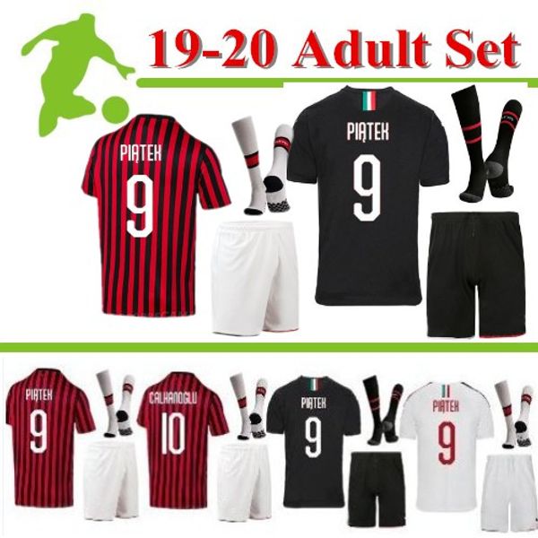 19 20 ac milan soccer jerseys home away 2019 2020 calhanoglu kessie maglie third men sets football shirts kits suit +sock football jerseys, Black
19 20 ac milan soccer jerseys home away 2019 2020 calhanoglu kessie maglie third men sets football shirts kits suit +sock football jerseys, Black