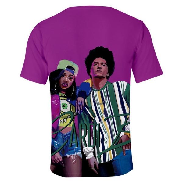 hiphop women tees summer american rapper cardi b 3d designer tshirts summer fashion, White
hiphop women tees summer american rapper cardi b 3d designer tshirts summer fashion, White