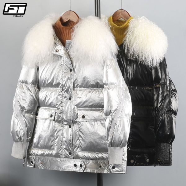 fitaylor winter silver black duck пальто женщин шерсти меховой воротник белая утка вниз ветровки женский сыпучие водонепроницаемый снег верх
fitaylor winter silver black duck пальто женщин шерсти меховой воротник белая утка вниз ветровки женский сыпучие водонепроницаемый снег верх