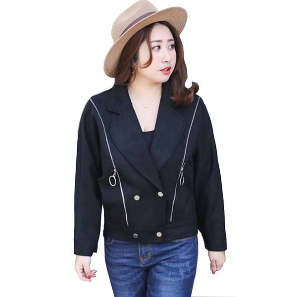 2019 fashion spring autumn buckskin suede short jackets women plus size xl-4xl bat sleeve casual female outerwear g256, Black;brown
2019 fashion spring autumn buckskin suede short jackets women plus size xl-4xl bat sleeve casual female outerwear g256, Black;brown