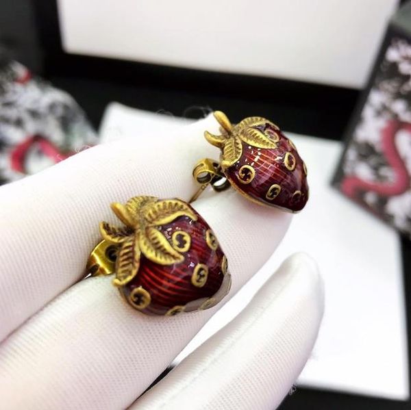 designer cc earrings letters embellished strawberry fruit earrings limited women jewelry, Silver
designer cc earrings letters embellished strawberry fruit earrings limited women jewelry, Silver