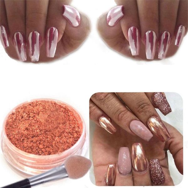 5 pcs/lot rose gold nail mirror powder glitter chrome powder art decoration gold purple, Silver;gold
5 pcs/lot rose gold nail mirror powder glitter chrome powder art decoration gold purple, Silver;gold