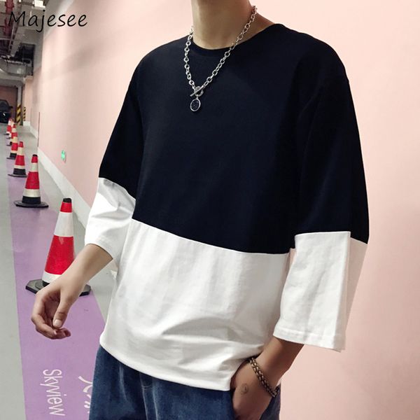 t-shirts men loose half sleeve patchwork letter printed ulzzang simple all-match korean style leisure t-shirt mens cotton tees, White;black
t-shirts men loose half sleeve patchwork letter printed ulzzang simple all-match korean style leisure t-shirt mens cotton tees, White;black