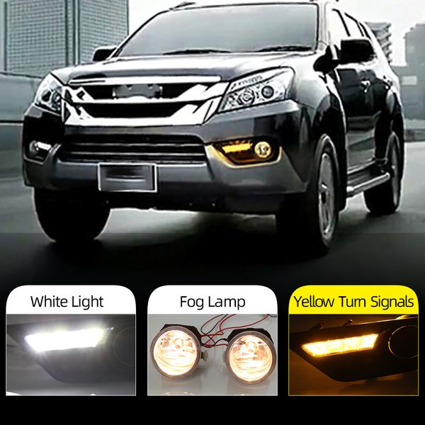 2pcs drl for isuzu mu-x mu x 2015 2016 daytime running lights fog lamp cover headlight 12v daylight car-styling
2pcs drl for isuzu mu-x mu x 2015 2016 daytime running lights fog lamp cover headlight 12v daylight car-styling