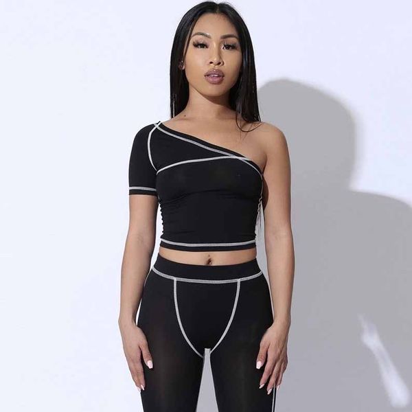 женщины моды костюм йога спортивные костюмы женщин одно плечо sportwear две части тонкий топы + брюки дизайнерские наборы ourdoorwear оптова, Gray
женщины моды костюм йога спортивные костюмы женщин одно плечо sportwear две части тонкий топы + брюки дизайнерские наборы ourdoorwear оптова, Gray