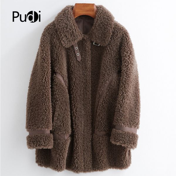 women's fur & faux aorice women winter real wool coat jacket female girl sheep shearing coats lady long over size parkas ct025, Black
women's fur & faux aorice women winter real wool coat jacket female girl sheep shearing coats lady long over size parkas ct025, Black