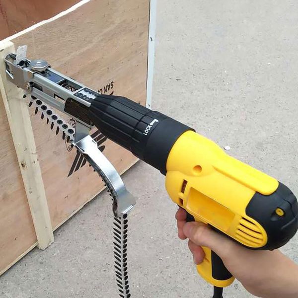 chain nail gun adapter automatic screw spike electric drill woodworking tool electric automatic chain belt nail screw gun screwd
chain nail gun adapter automatic screw spike electric drill woodworking tool electric automatic chain belt nail screw gun screwd