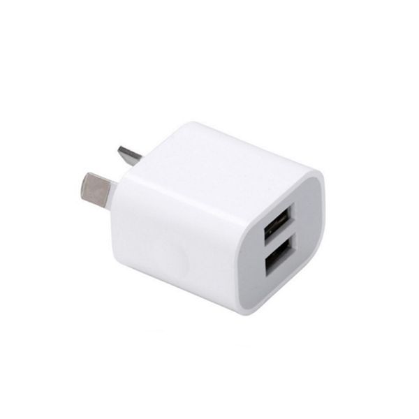 

universal 5v2.1a australia au plug usb wall charger travel ac small square power adapter for android iphone for samsung