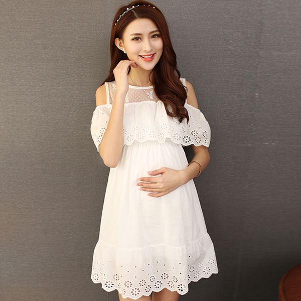2020 maternity dress off shoulder clothes pregnant women summer dress white color hollow out lace cotton maternity dresses
2020 maternity dress off shoulder clothes pregnant women summer dress white color hollow out lace cotton maternity dresses