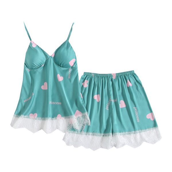 девушки модного двухсекционных пижам симпатичной printed ice шелкового леди пижама набор крытый личность charm женщина nighclothes, Blue;gray 
девушки модного двухсекционных пижам симпатичной printed ice шелкового леди пижама набор крытый личность charm женщина nighclothes, Blue;gray