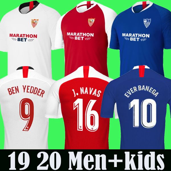 19 20 Sevilla Soccer Jersey 19 20 EVER BANEGA camisetas de fútbol YEDDER football shirt J.NAVAS BEN YEDDER CORREA Men + kids uniforms
19 20 Sevilla Soccer Jersey 19 20 EVER BANEGA camisetas de fútbol YEDDER football shirt J.NAVAS BEN YEDDER CORREA Men + kids uniforms