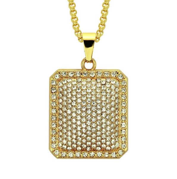 european and american fashion trend men's hip-hop necklace water drill pendant boutique full drill personality military brand pendant n, Silver
european and american fashion trend men's hip-hop necklace water drill pendant boutique full drill personality military brand pendant n, Silver