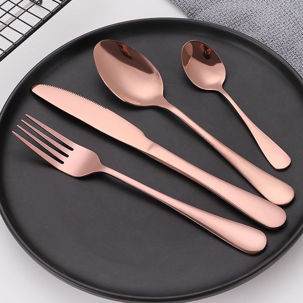 4pcs western dinnerware set flatware cutlery set rose gold cutlery set knife fork spoon wedding tableware
4pcs western dinnerware set flatware cutlery set rose gold cutlery set knife fork spoon wedding tableware
