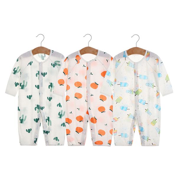 baby jumpsuit summer thin long-sleeved newborn baby romper baby cotton mesh pajamas air conditioning clothes summer clothes, Blue
baby jumpsuit summer thin long-sleeved newborn baby romper baby cotton mesh pajamas air conditioning clothes summer clothes, Blue
