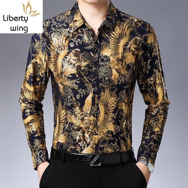spring summer floral shirts men business long sleeve casual plus size 4xl single breasted printed work formal shirt male, White;black
spring summer floral shirts men business long sleeve casual plus size 4xl single breasted printed work formal shirt male, White;black