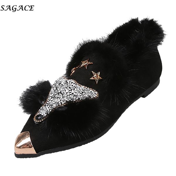 sagace 2020 new women's women's ladies fashion wild casual shoes crystal pointed toe casual single shoes cotton, Black
sagace 2020 new women's women's ladies fashion wild casual shoes crystal pointed toe casual single shoes cotton, Black