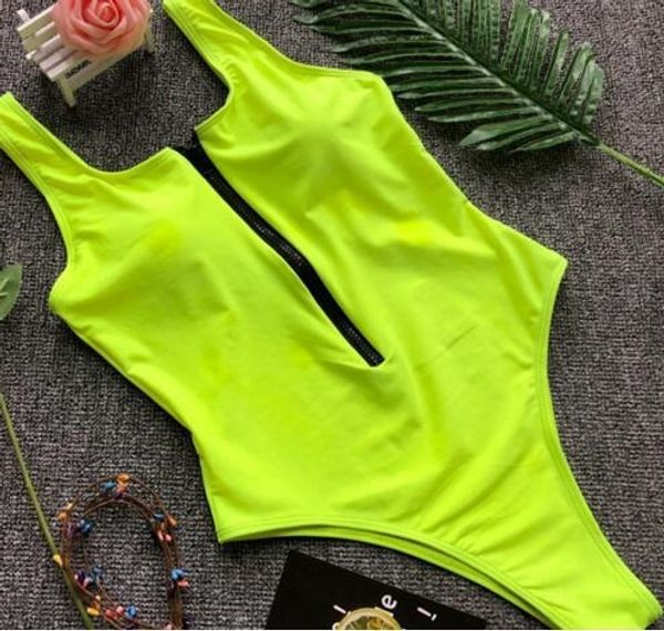fluorescent green lady one-piece zipper fluorescent zipper swimsuit green lady one-piece swimsuit sexy, White;black
fluorescent green lady one-piece zipper fluorescent zipper swimsuit green lady one-piece swimsuit sexy, White;black