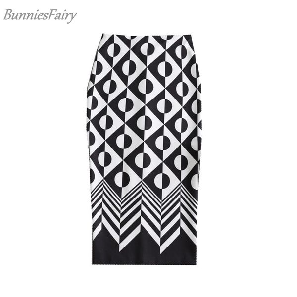 bunniesfairy 2018 autumn new runway design black white polka dot striped geometric print high waist pencil skirt for work office
bunniesfairy 2018 autumn new runway design black white polka dot striped geometric print high waist pencil skirt for work office