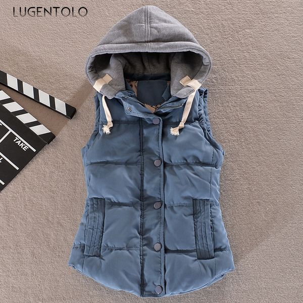 lugentolo women's cotton vest vest autumn and winter large size stitching hooded loose short paragraph warm casual m-6xl, Black;white
lugentolo women's cotton vest vest autumn and winter large size stitching hooded loose short paragraph warm casual m-6xl, Black;white