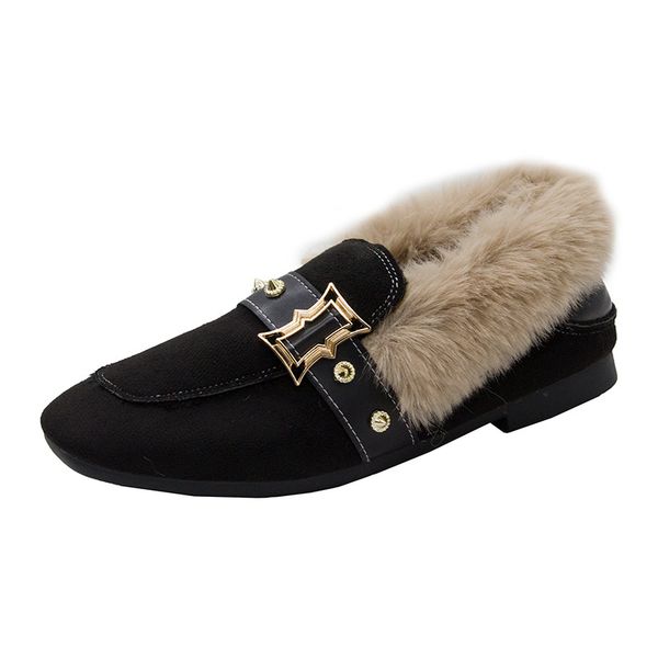 autumn winter shoes women's shoes thick plush fur flat wild peas female warm comfortable casual cotton s12-66, Black
autumn winter shoes women's shoes thick plush fur flat wild peas female warm comfortable casual cotton s12-66, Black